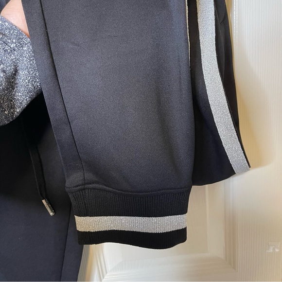 Karl Lagerfeld Womens Fitness Workout Jogger Pants Black S - Picture 11 of 16